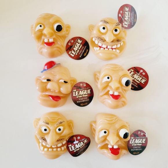 Toysmith Toys Nwt Toysmith The League Of Ugly Mugs Finger Puppets